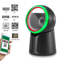 2D Barcode scanner all-round desktop automatic sensing data matrix PDF417  supermarket usb barcode reader 1D 2D QR Barcode