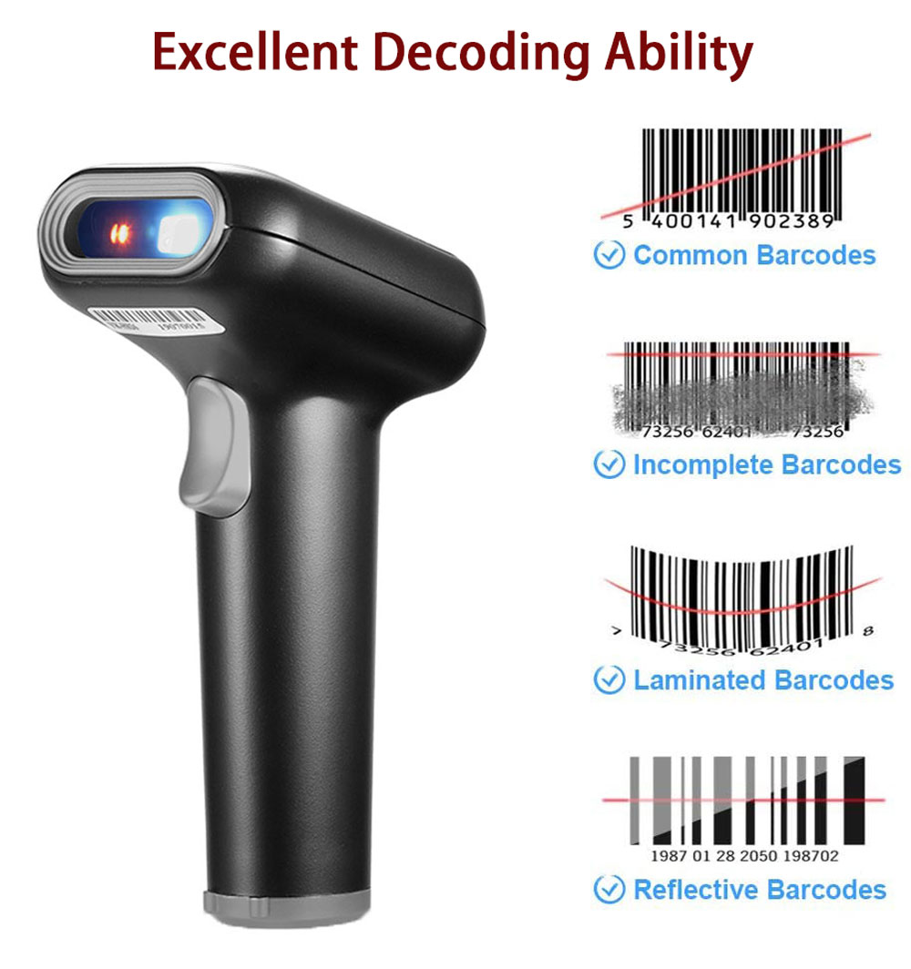 1D2DBarcodeScannerHigh-performanceScannerQRCodeScannerWiredHighSpeedGlobalExposu