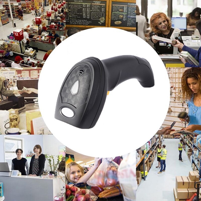 1D2DWirelessBarcodeScannerBluetoothCodeReaderQRBarCodeScannerSupportMobilePhonei